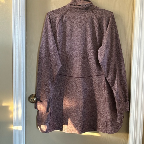 Duluth Trading Co Plushcious Funnelneck Tunic Women’s Size 1X, Soft, Stretchy - Picture 2 of 6